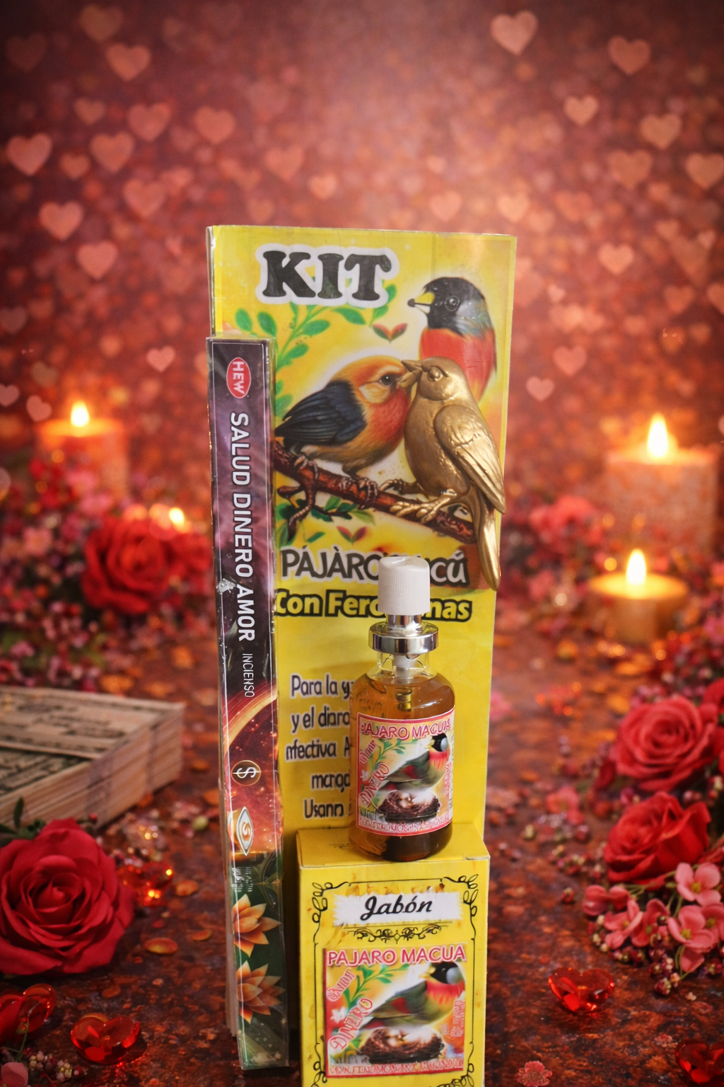 🐦✨ Kit Pájaro Macuá – Atracción, Amor y Dominio ✨🐦