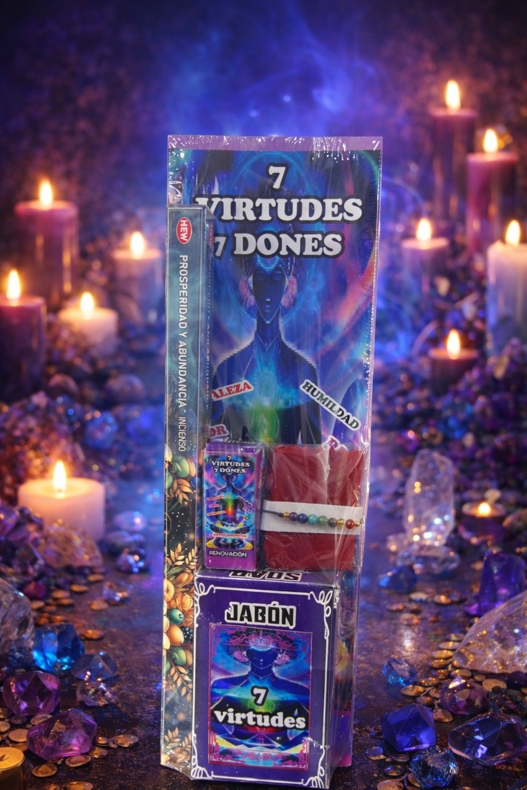✨ Kit Espiritual 7 Virtudes y 7 Dones ✨